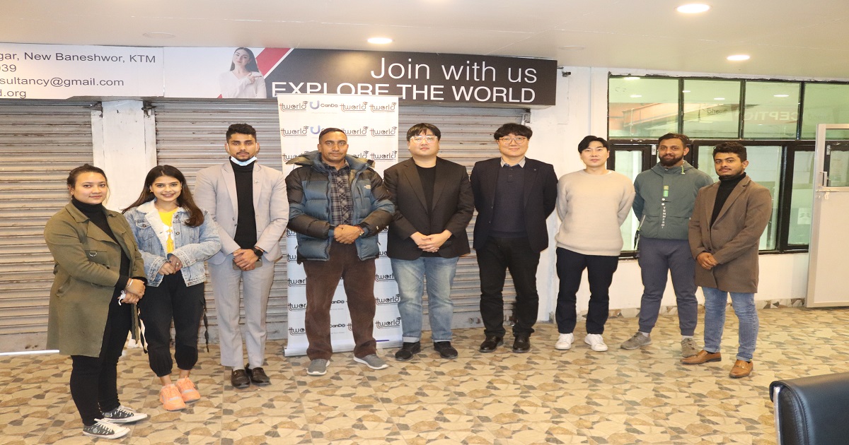नेपाली विद्यार्थीका समस्या बुझ्न कोरियन प्रोफेसर नेपालमा, विद्यार्थीसँग अन्तर्क्रिया सम्पन्न