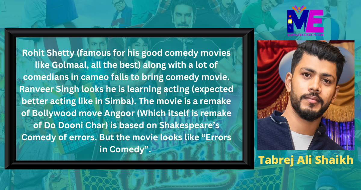 Cirkus Movie Review: Another error with comedy of errors, Downfall of Ranveer Singh and Rohit Shetty.