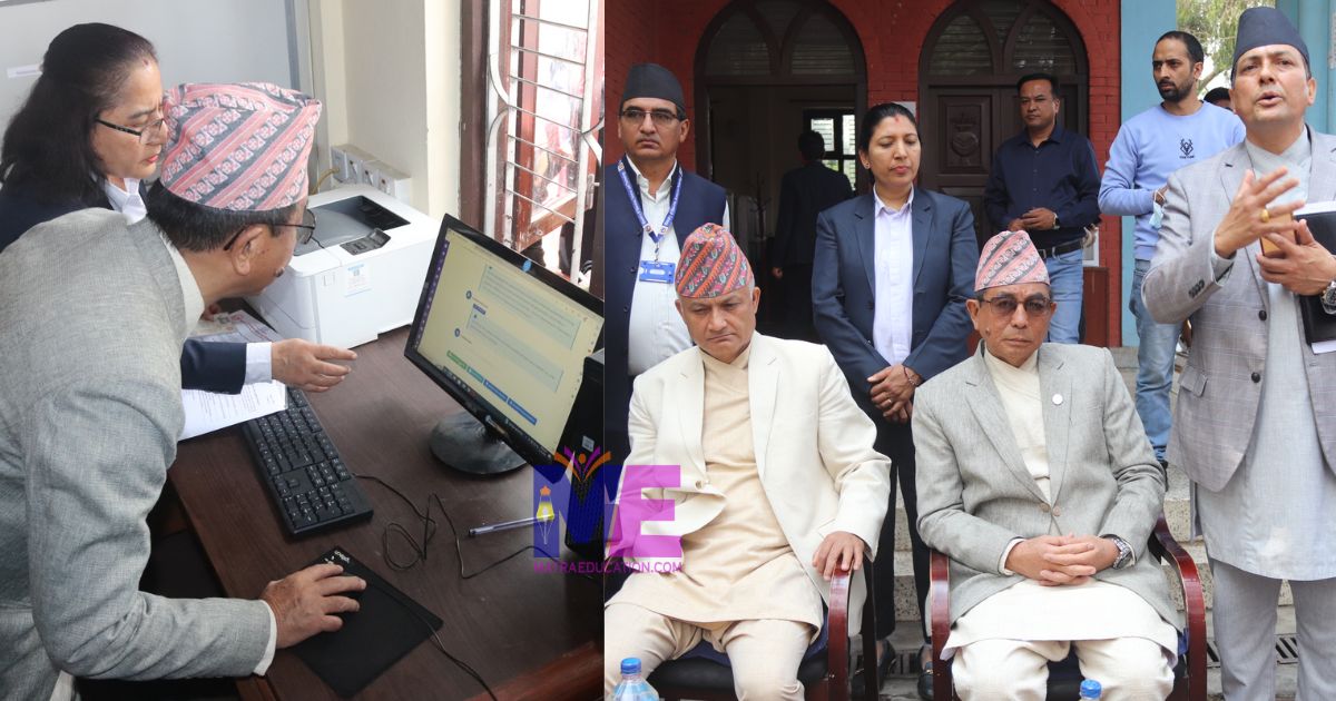 अब विद्यार्थीले एनओसी आफैँ प्रिन्ट गर्न सक्ने, मन्त्री राईले गरे अनलाइन सेवाको विधिवत् सुरुवात