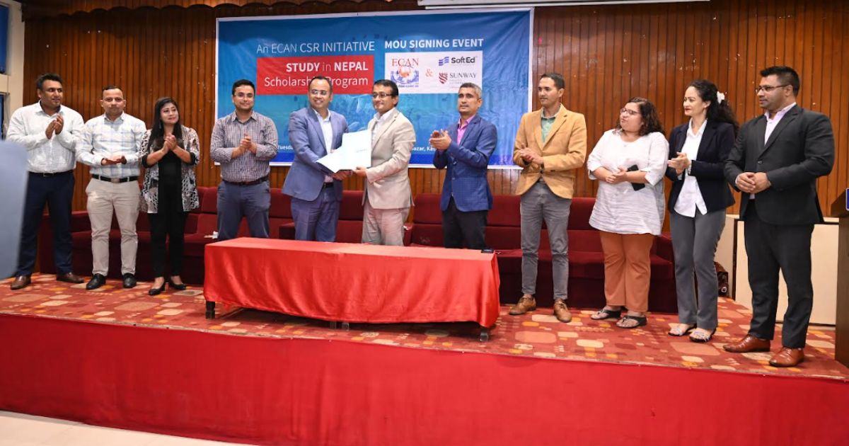 ‘स्टडी इन नेपाल’ लाई प्रवर्द्धन गर्दै इक्यान, ५० जना नेपाली विद्यार्थीलाई छात्रवृत्ति दिइने