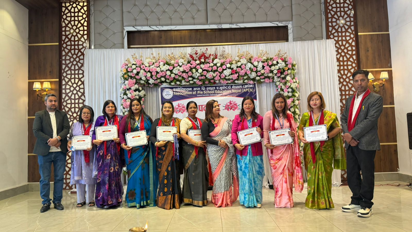 अपेनको नव निर्वाचित कार्यसमितिको पदभार ग्रहण सम्पन्न