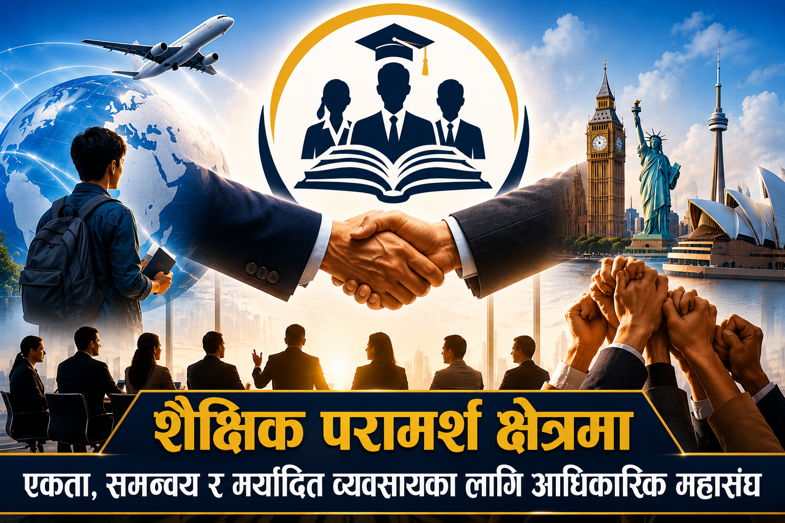 शैक्षिक परामर्श क्षेत्रको आधिकारिक महासंघ खुल्दै, व्यवसाय गर्न पाउने वातावरण बनाउन पहल गर्ने