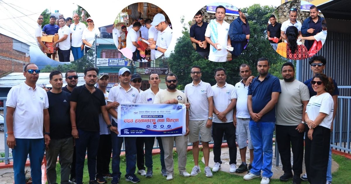 बाढीपीडितका लागि फेकनको राहत, नुवाकोट पुगेर १३ लाख बराबरका सामग्री वितरण
