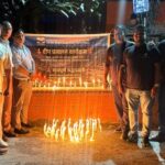 बाढीमा ज्यान गुमाएकाहरूको सम्झनामा फेकनद्वारा दीप प्रज्वलन